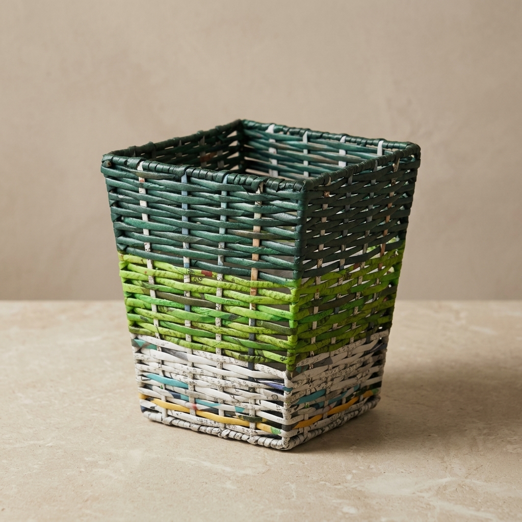 Recycled Paper Bins – handmade recycled paper from Sri Lanka